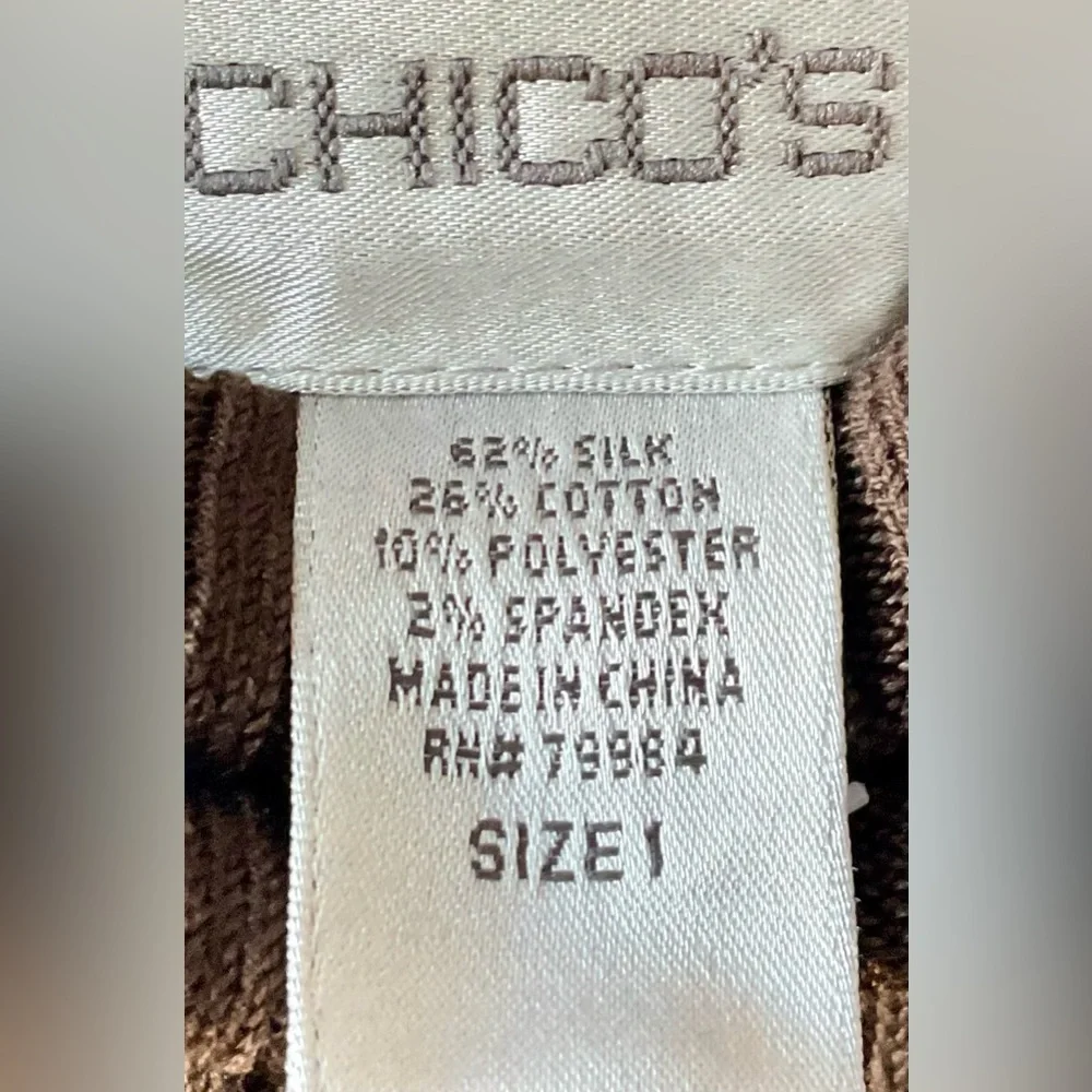 Chico's Chocolate Brown Turtleneck Sweater - Picture 2 of 11